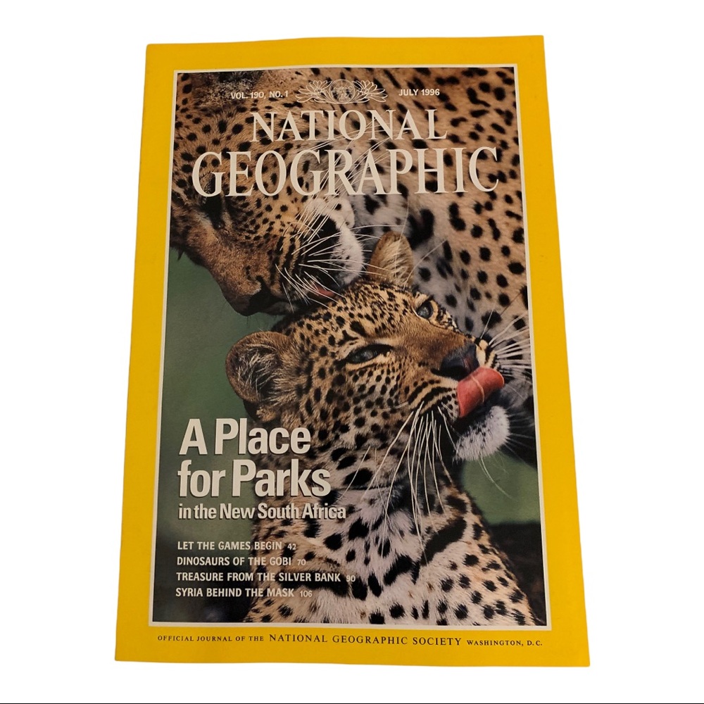 Vintage New South Africa National Geographic Magazine July 1996 Vol 190 No. 1
